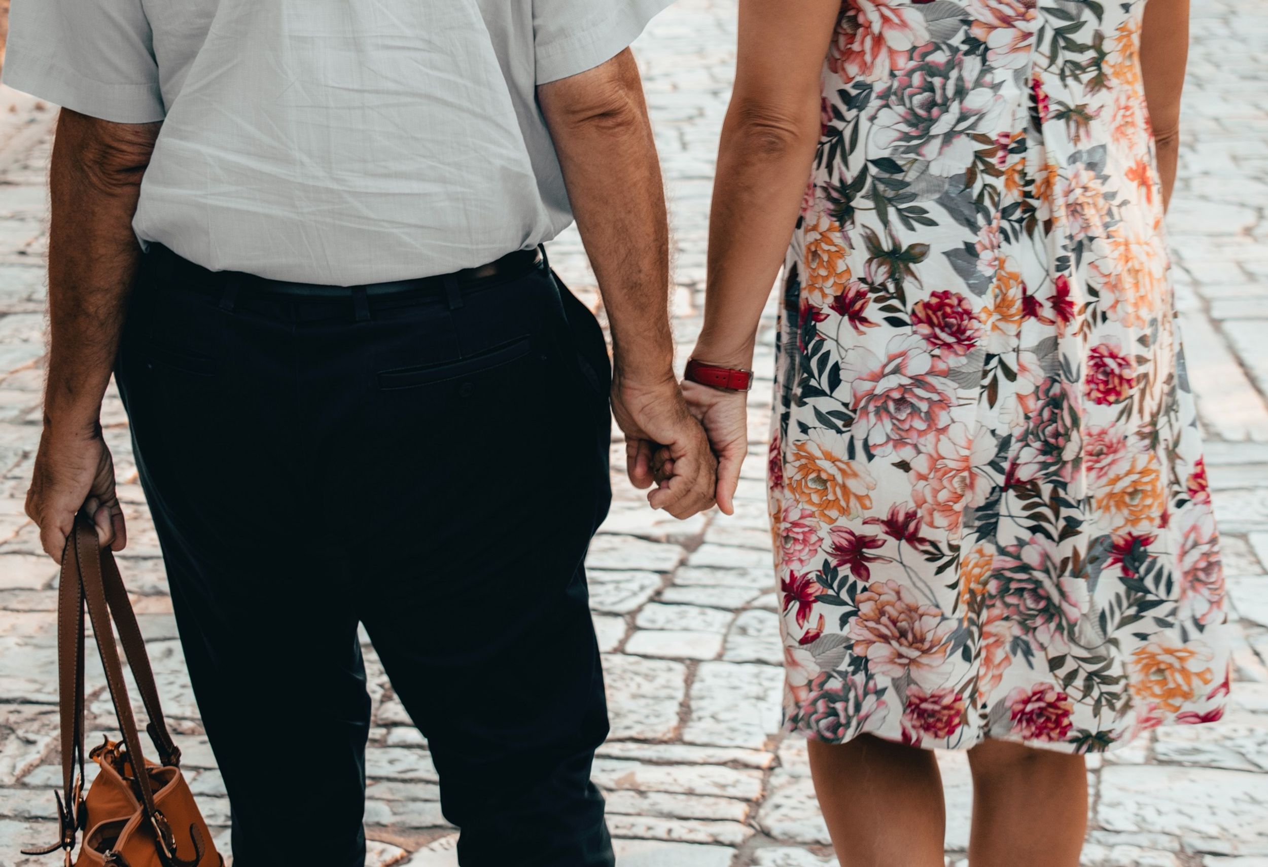 Seniors on a walk