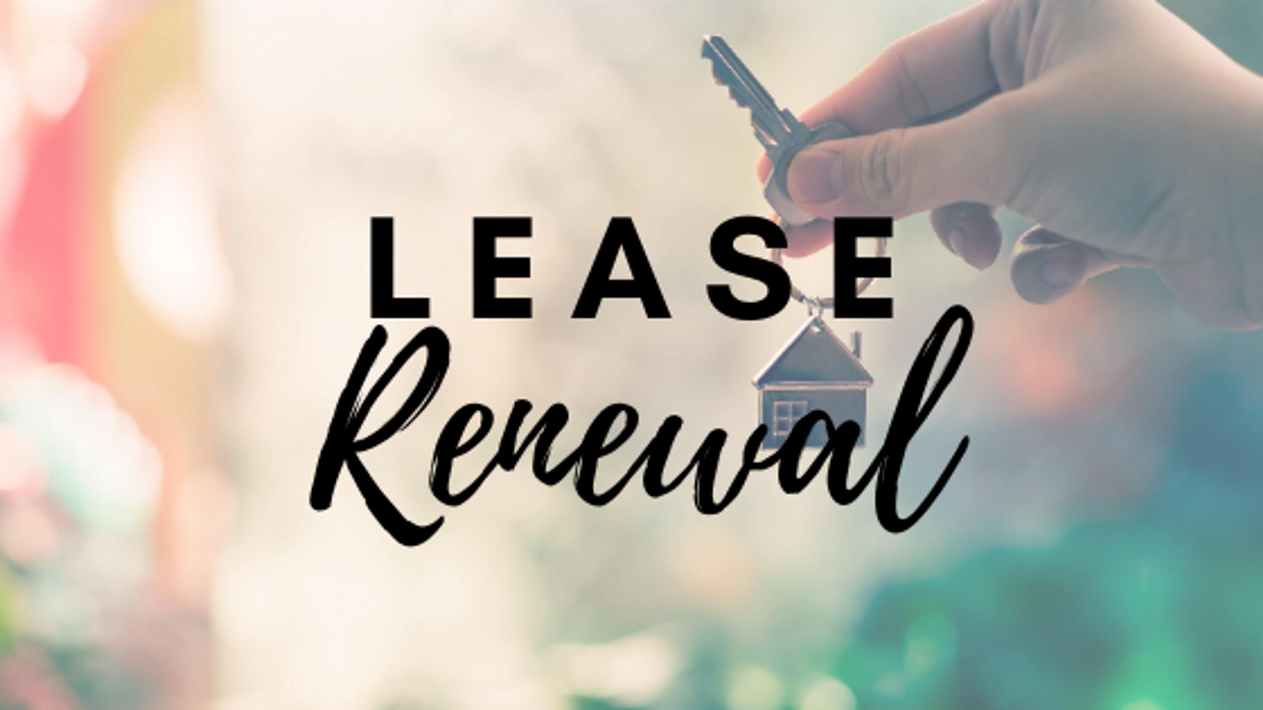 Have you renewed your lease yet?