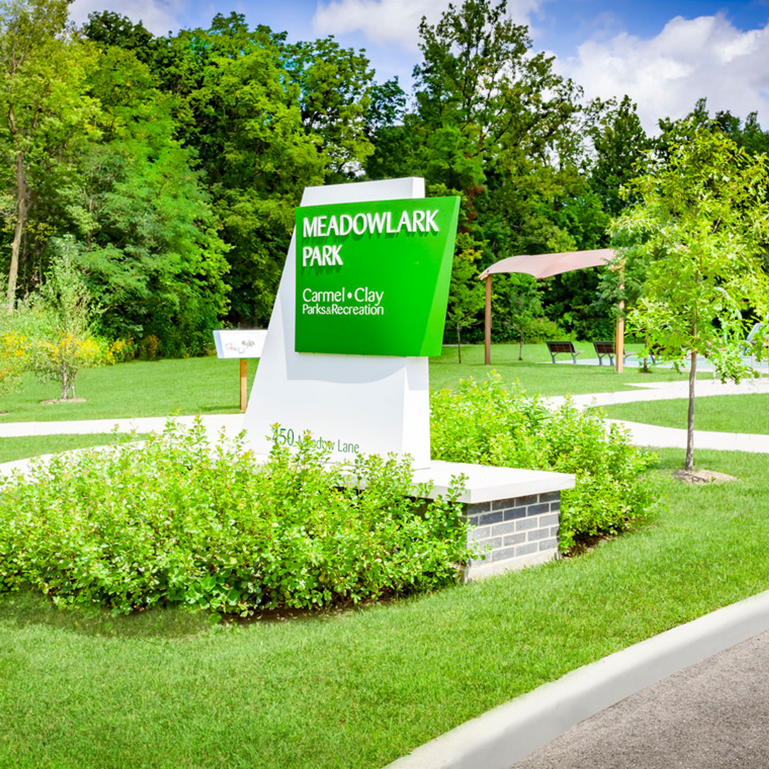 Meadowlark Park Sign