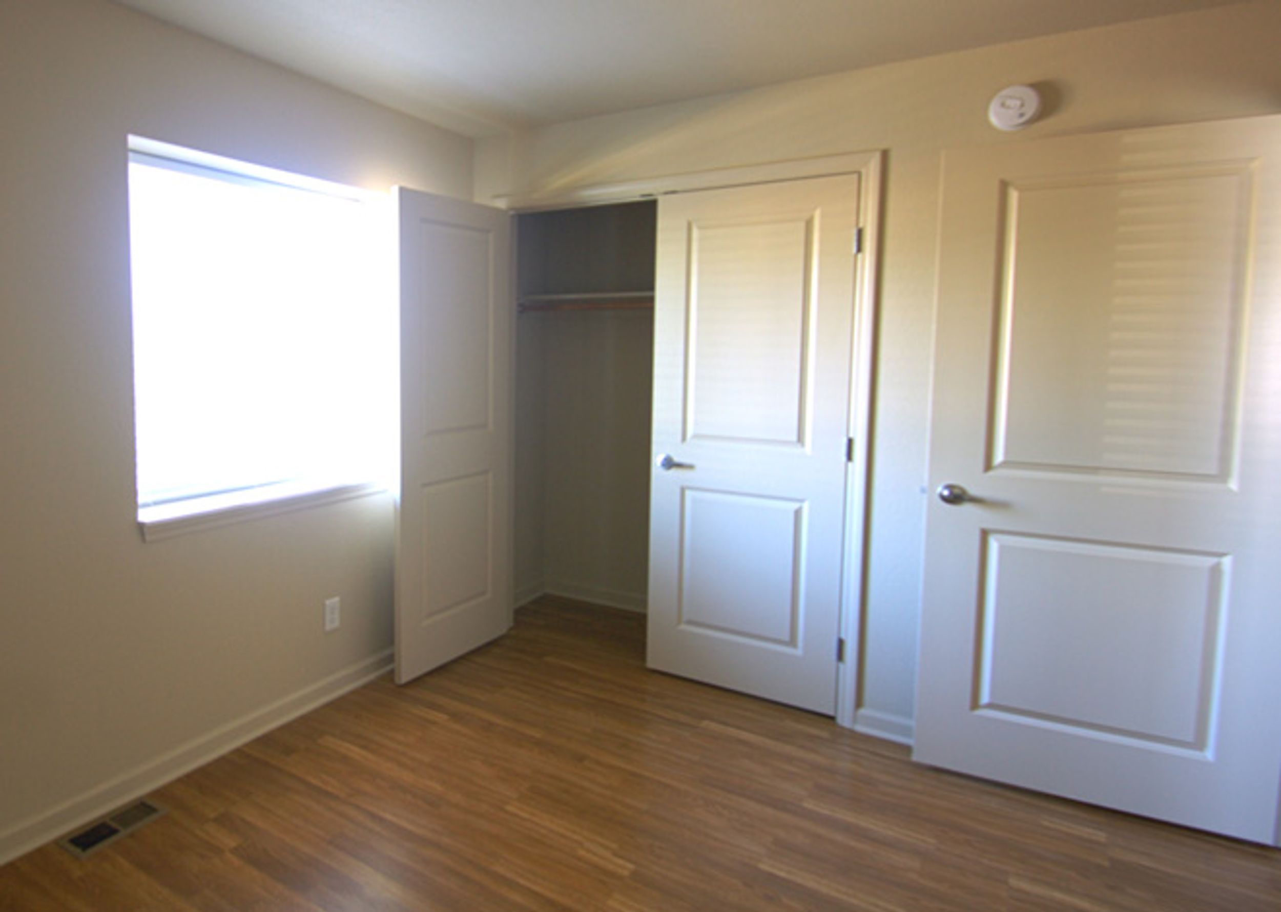 Bedroom with closet