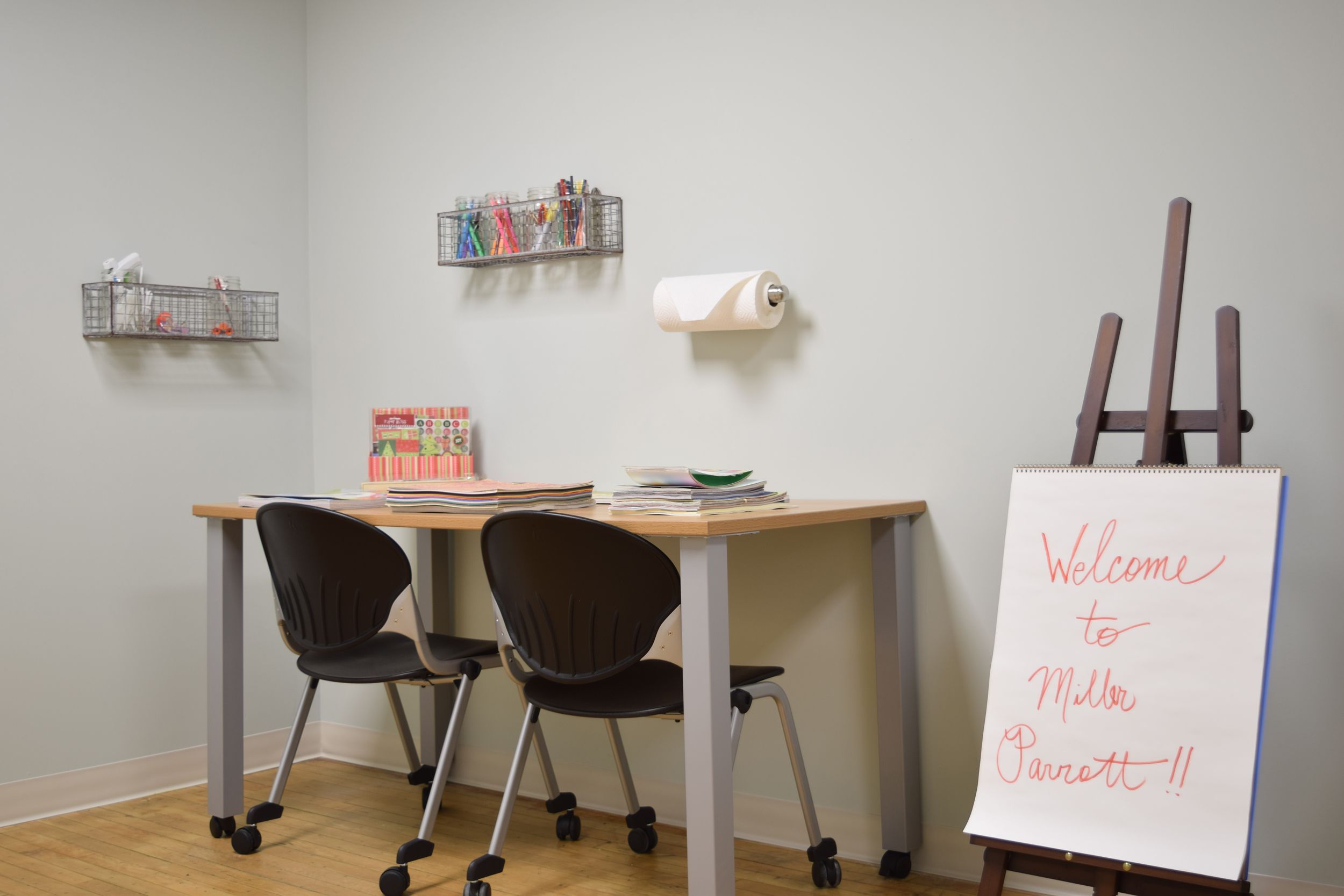 Arts and crafts area