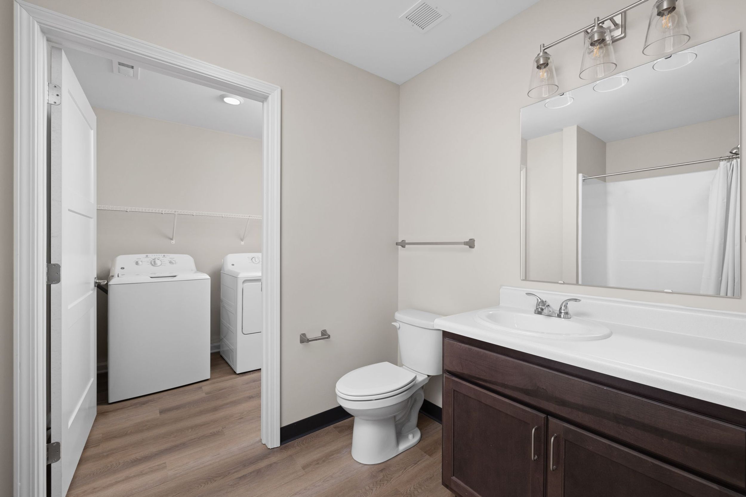 Bathroom and laundry facilities