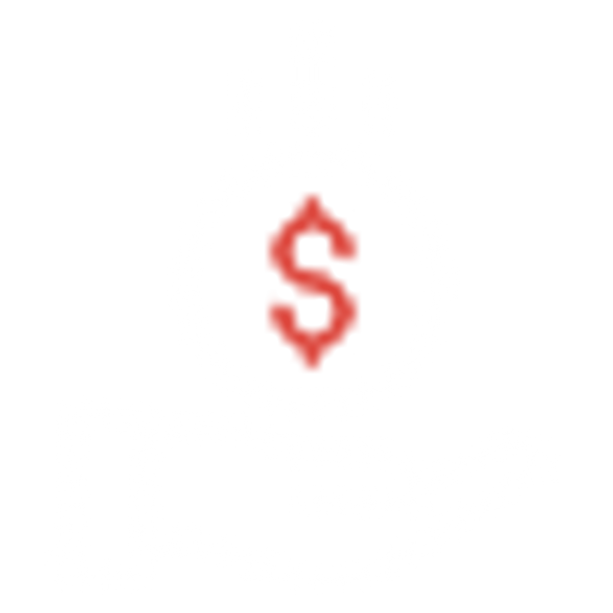 Open hand with coin icon