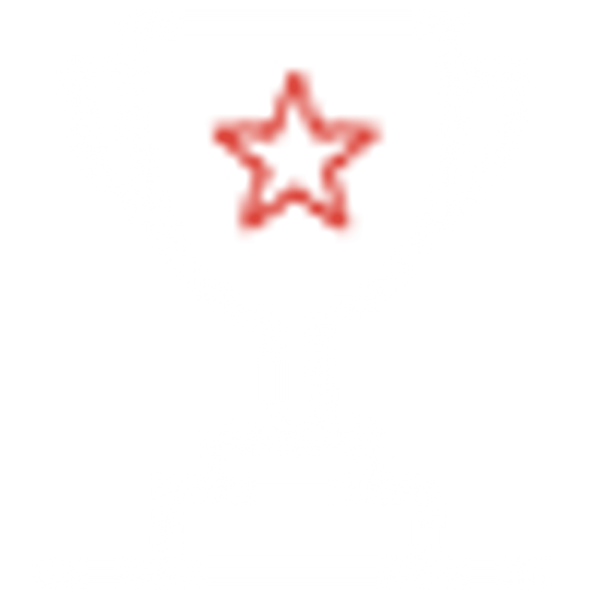 Trophy with star icon