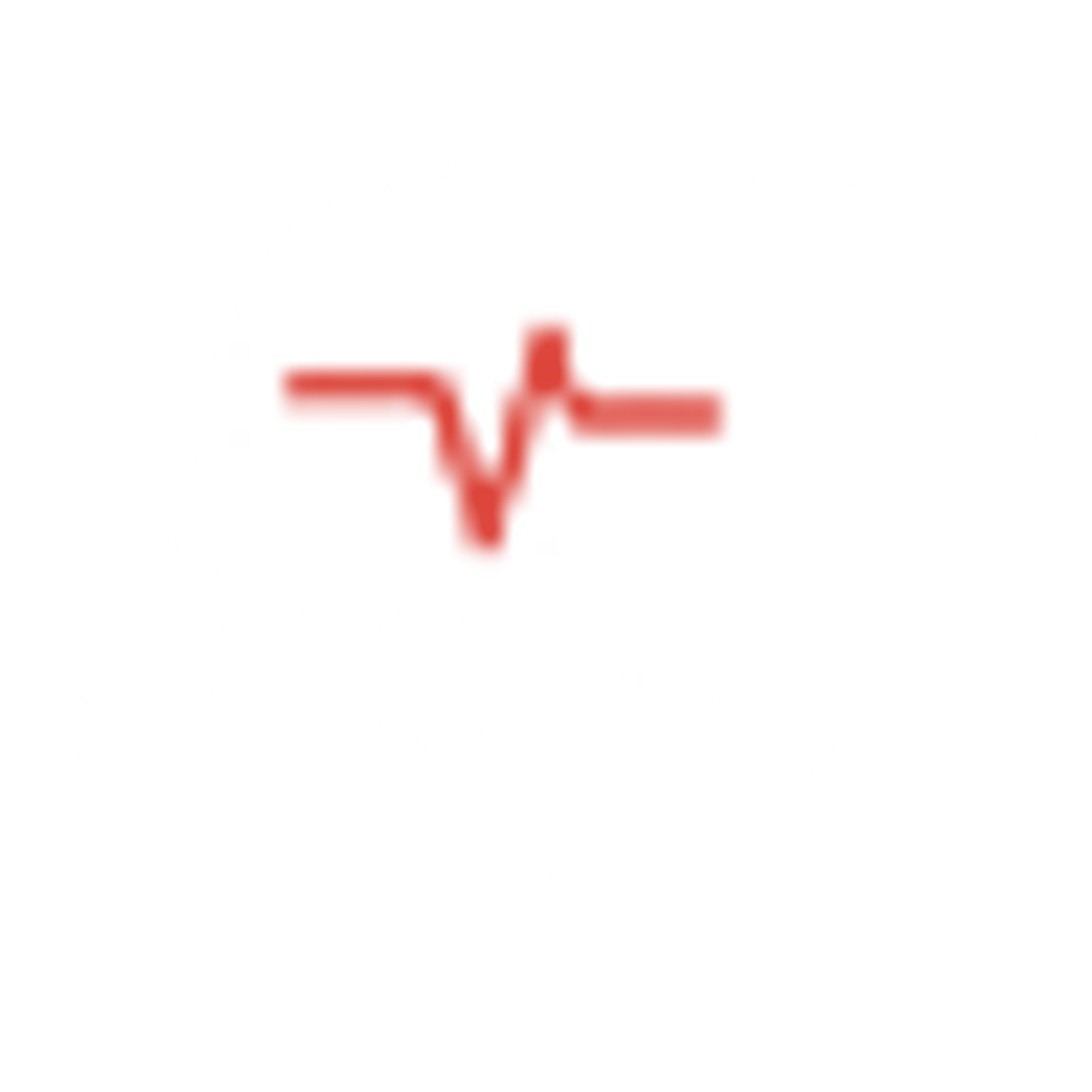 Dumbell with heart icon