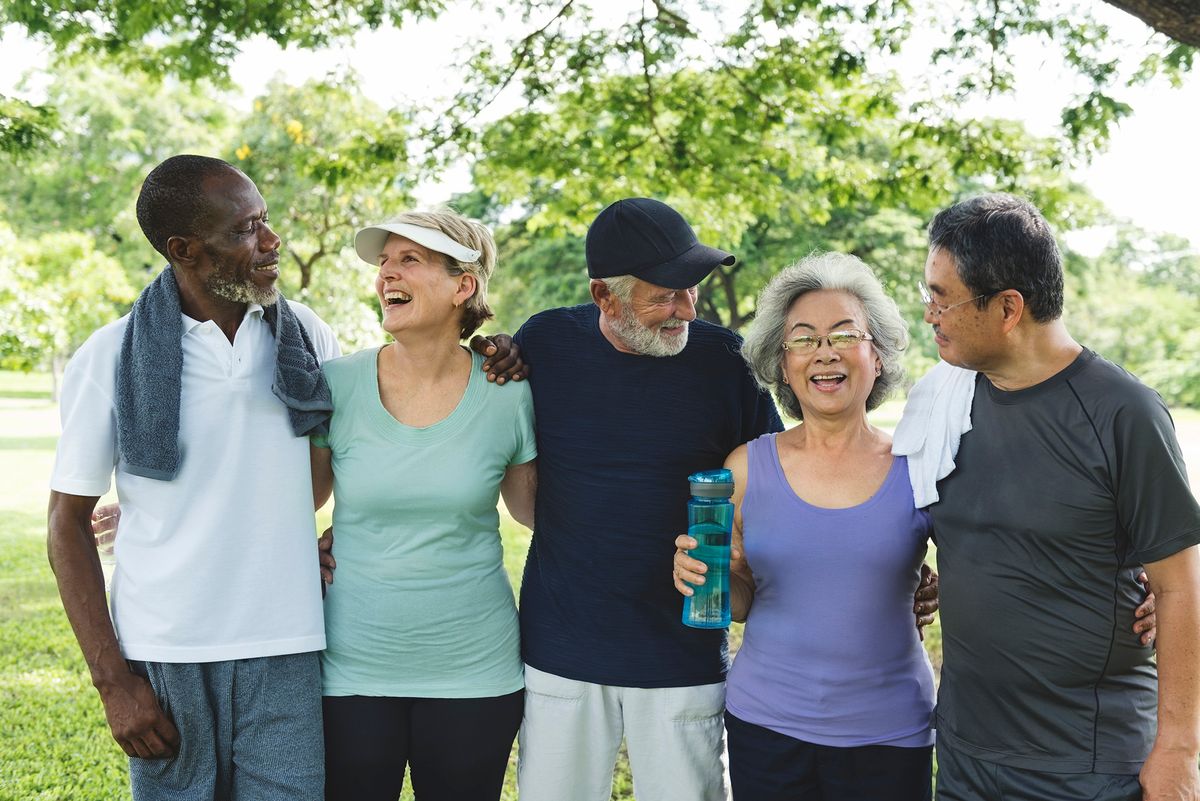 Seniors enjoying life