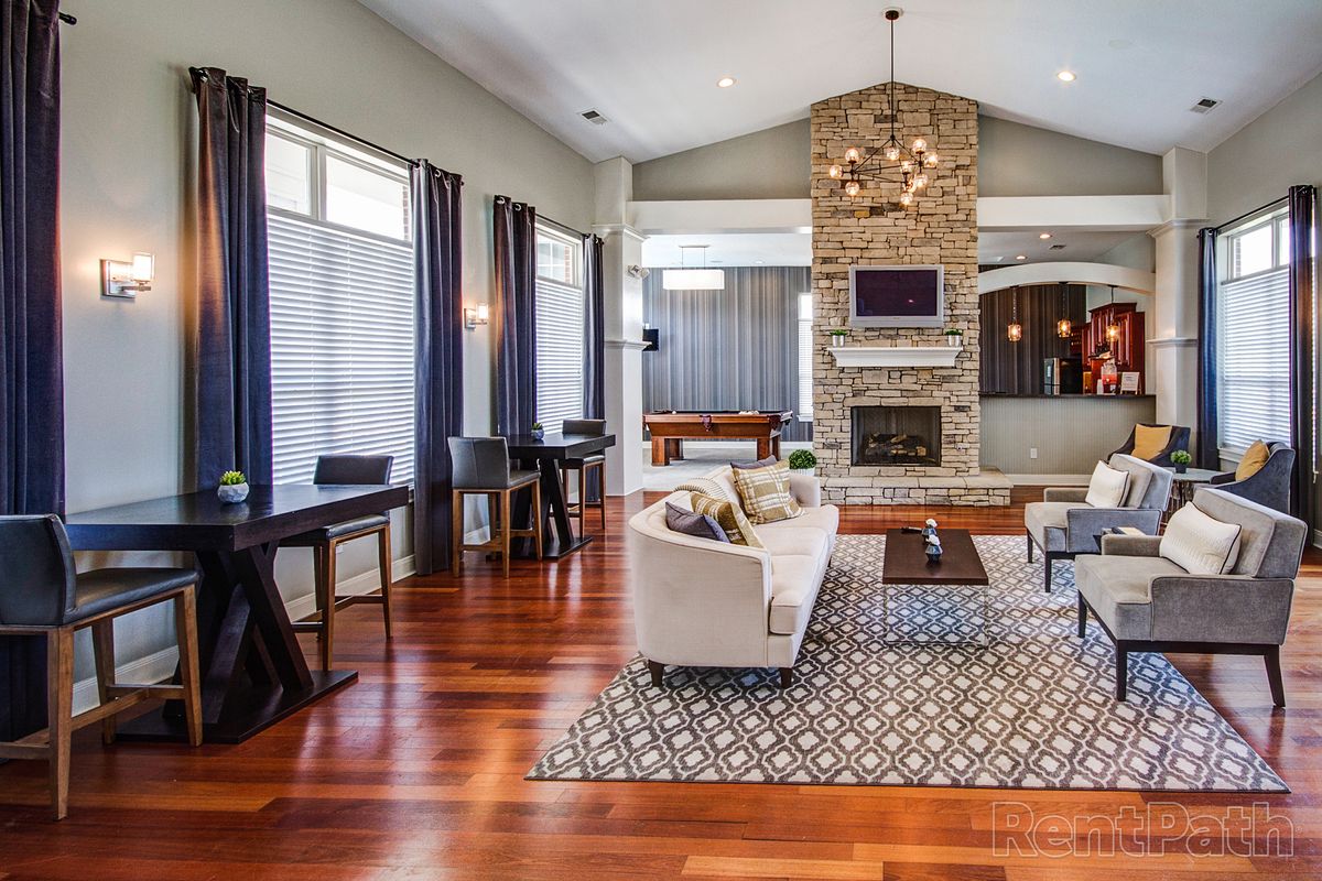 Resident Lounge with Fireplace