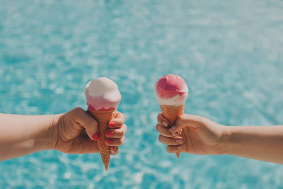 Ice Cream @ the Pool