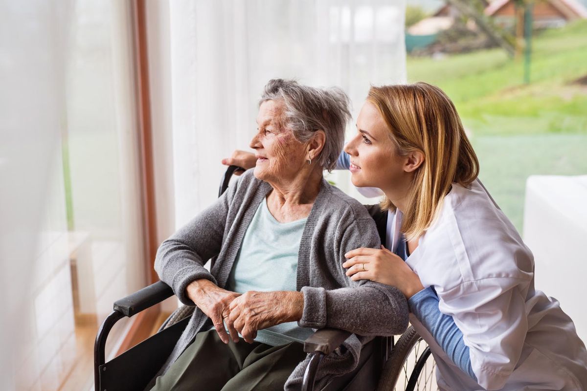 Senior living apartment