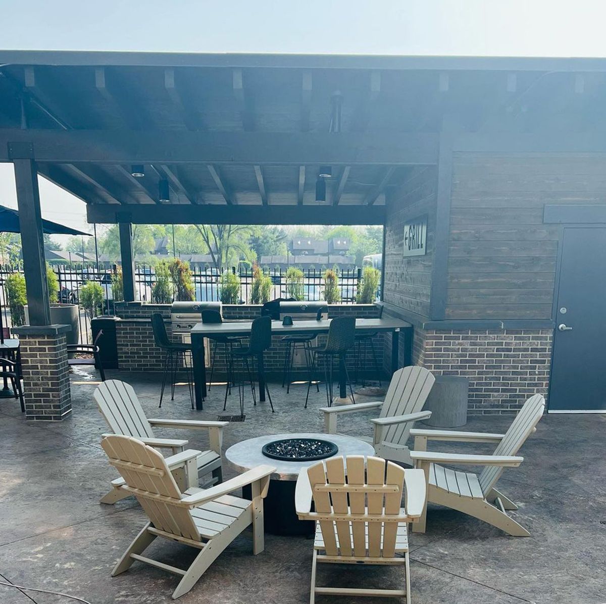 Grilling area