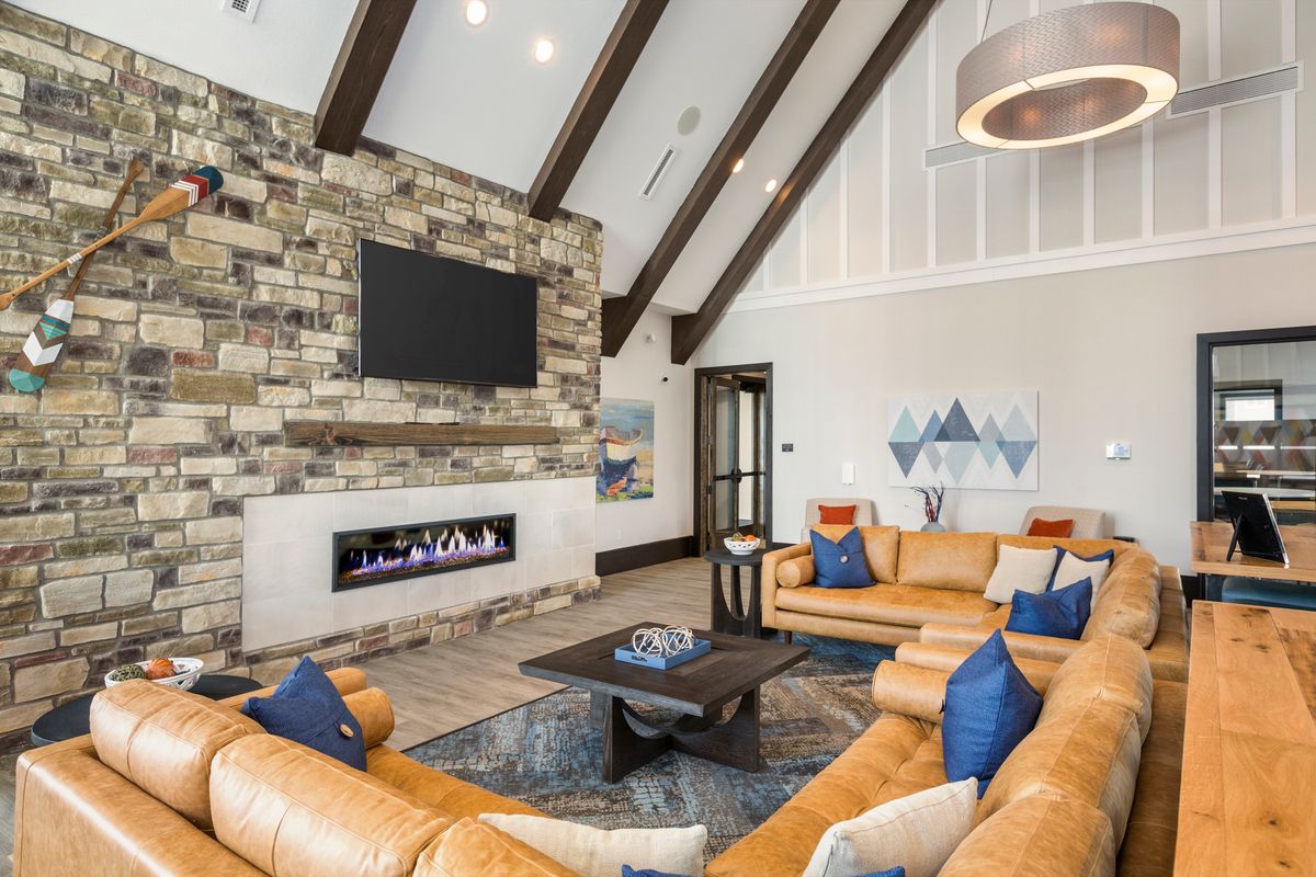 Clubhouse lounging
