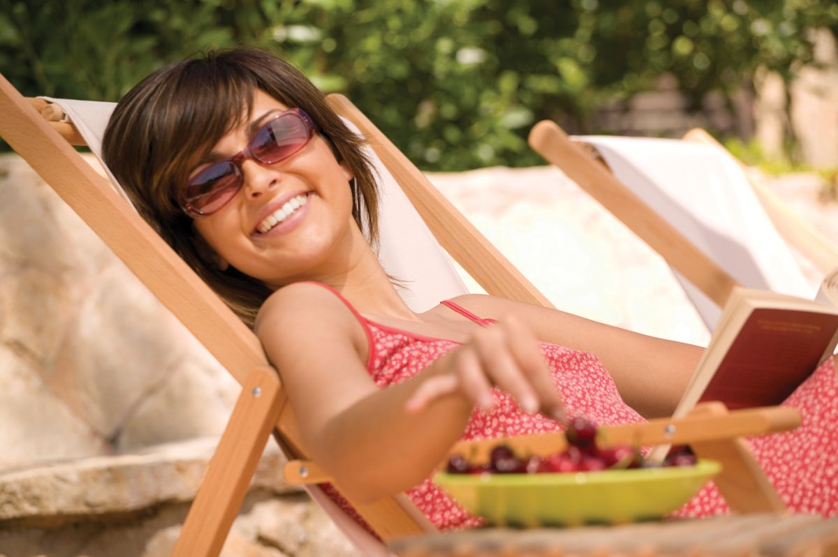 Woman relaxing