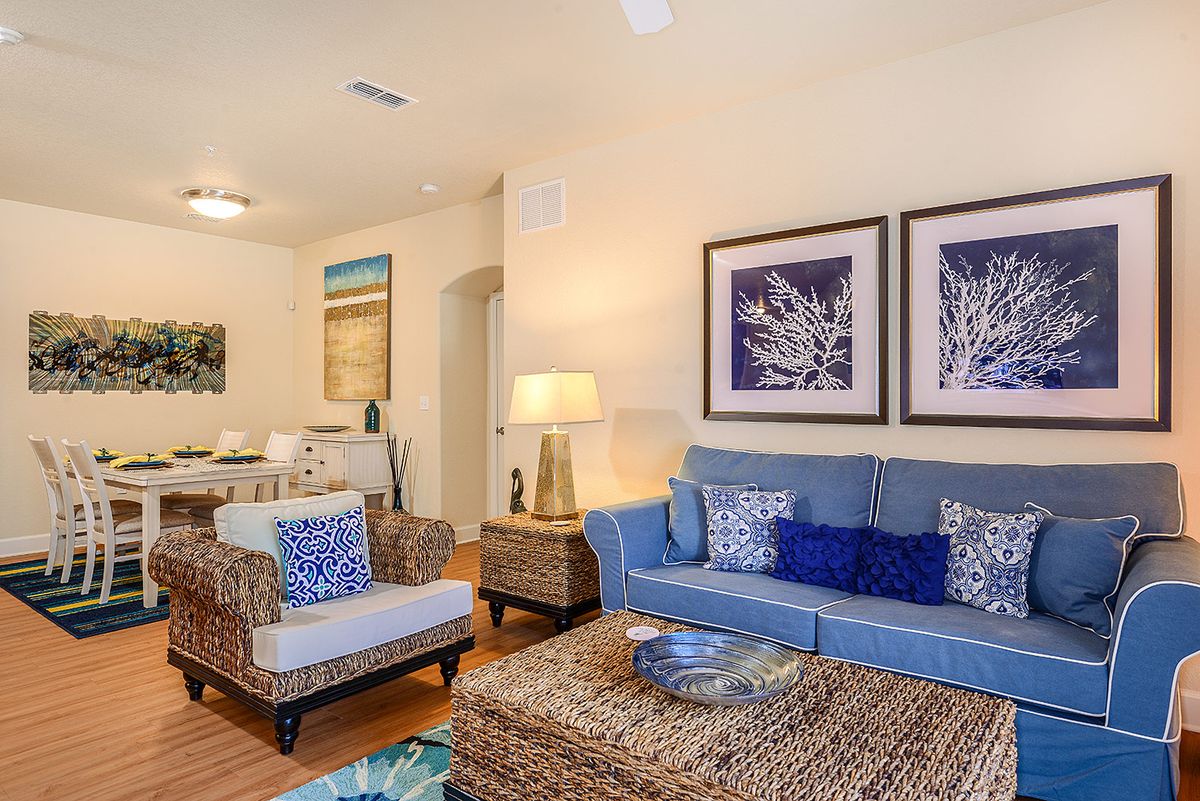 living and dining room