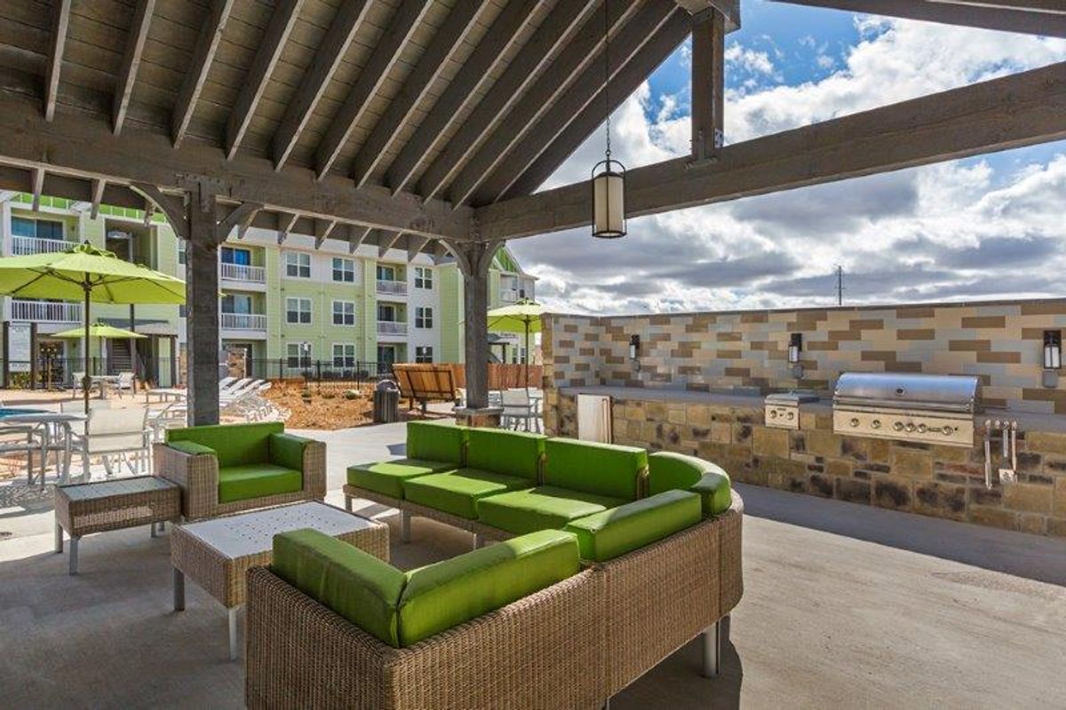 Poolside Grilling Station