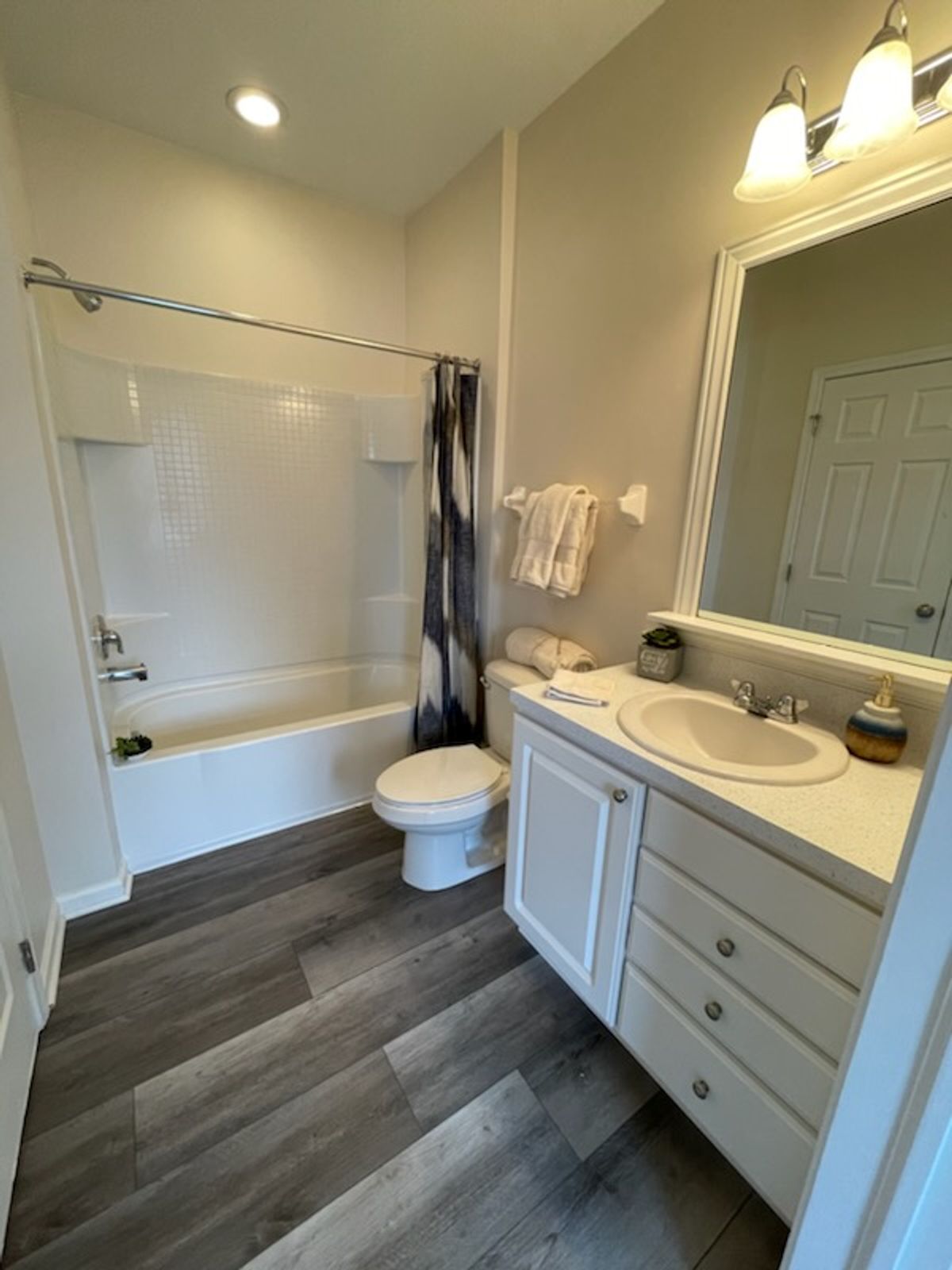 New Bathroom plank flooring