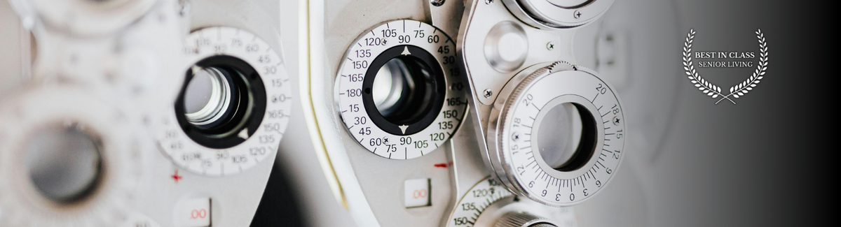 eye exam machine up close