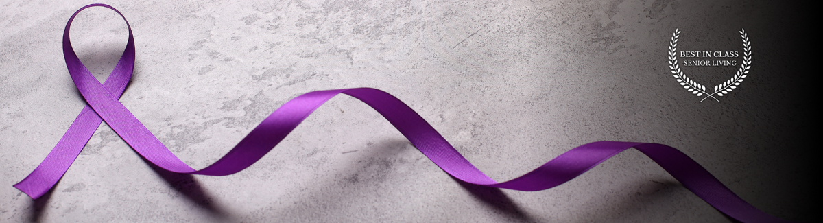 Memory Care Support Purple Ribbon