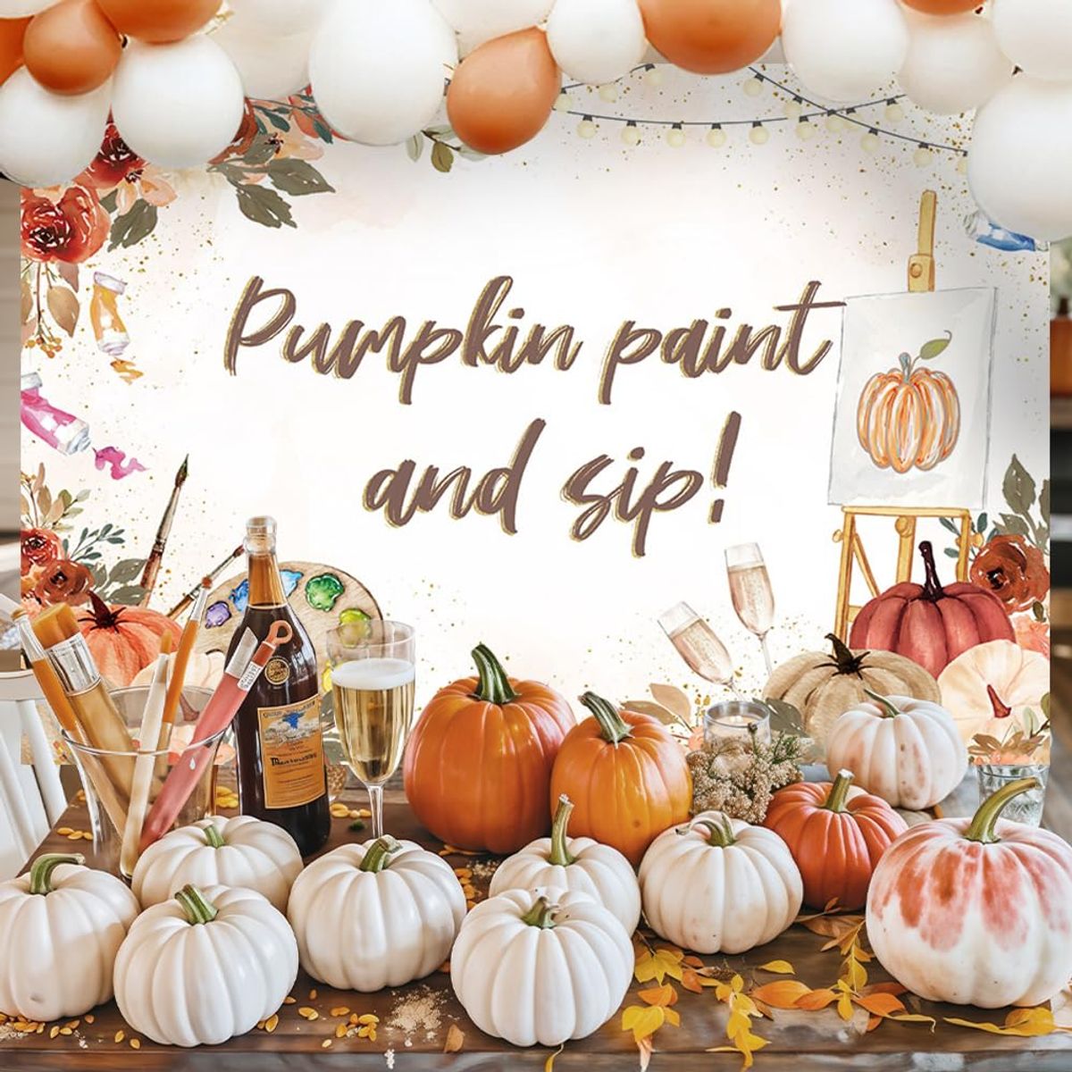 Wicked Wine Wednesday & Pumpkin Painting