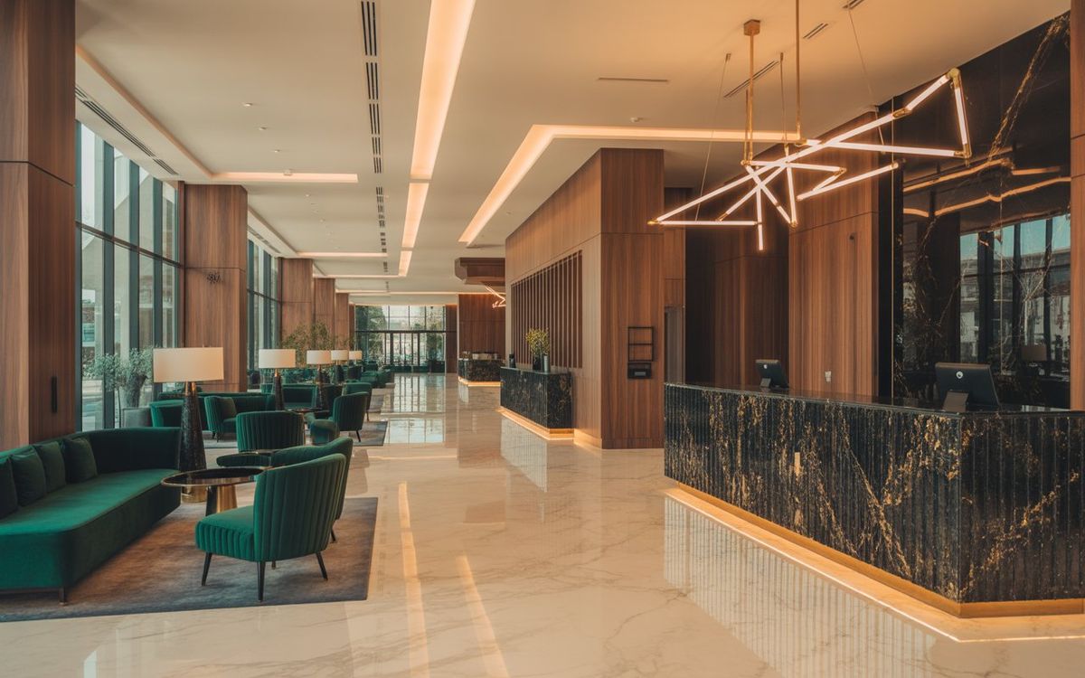 Sophisticated lobby