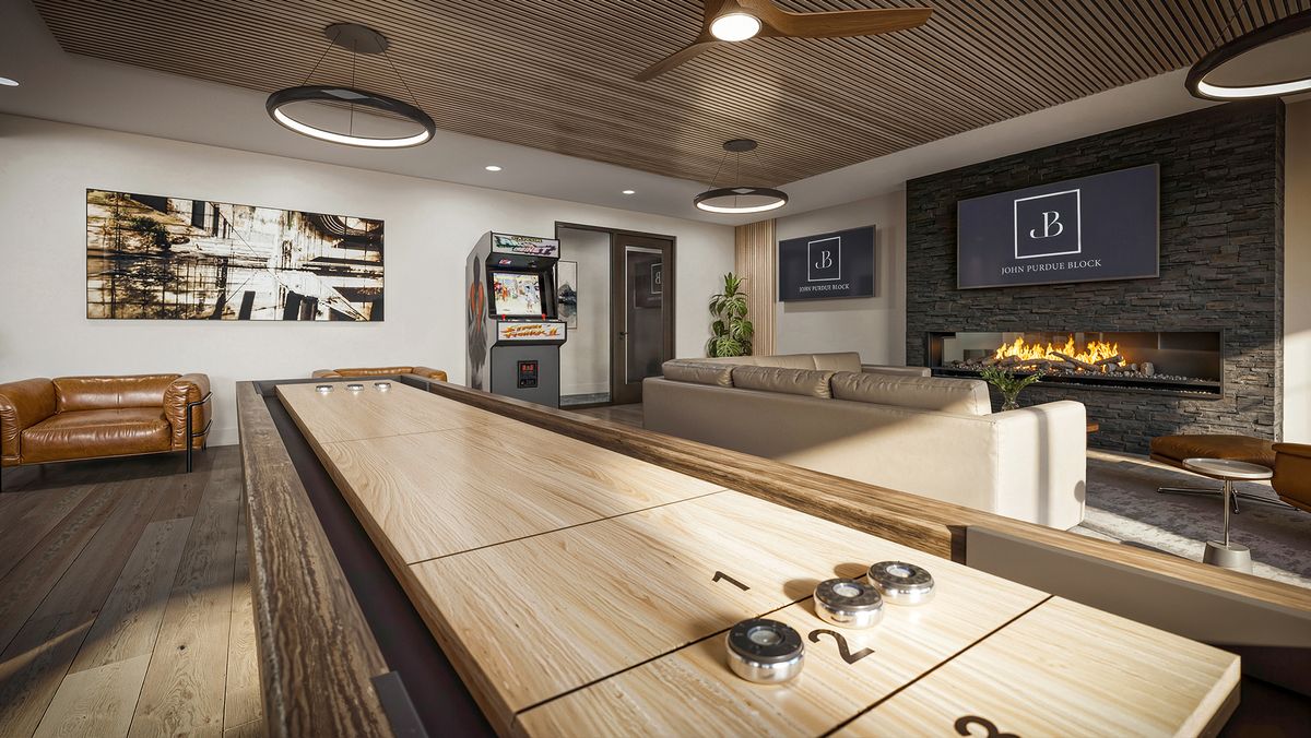 Apartment interior in Lafayette, Indiana