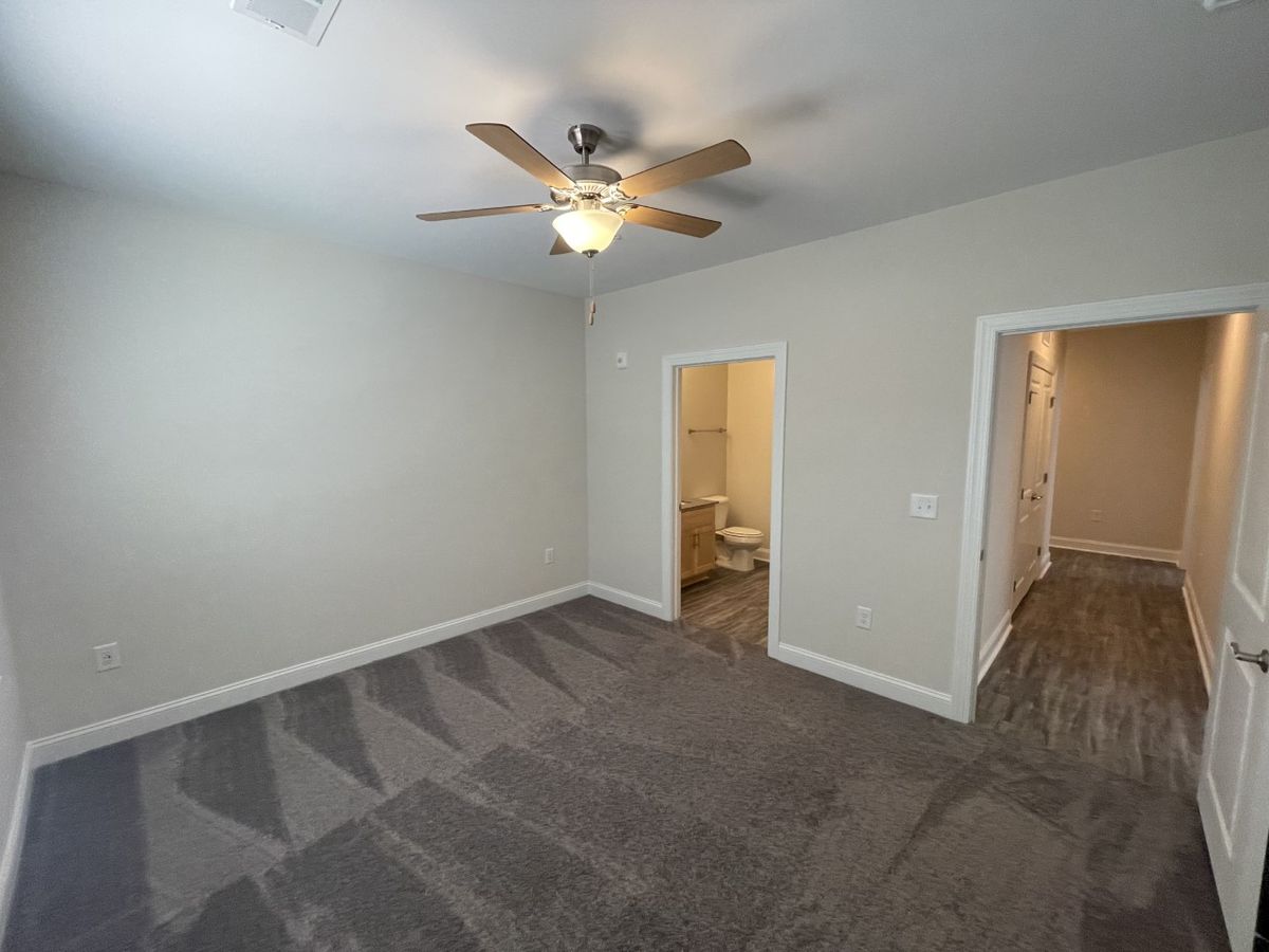Master Bedroom in our 3 Bedroom 2 Bathroom floorplan.