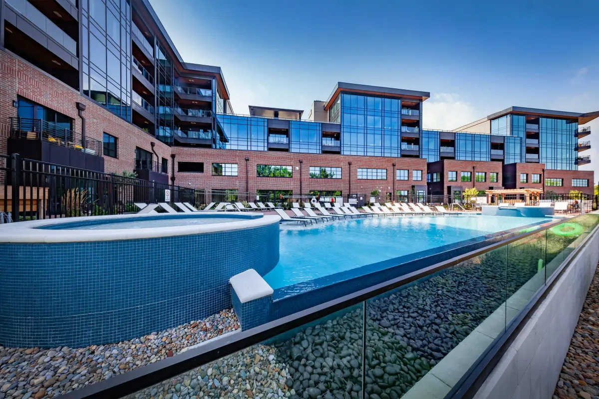 Resort-style pool