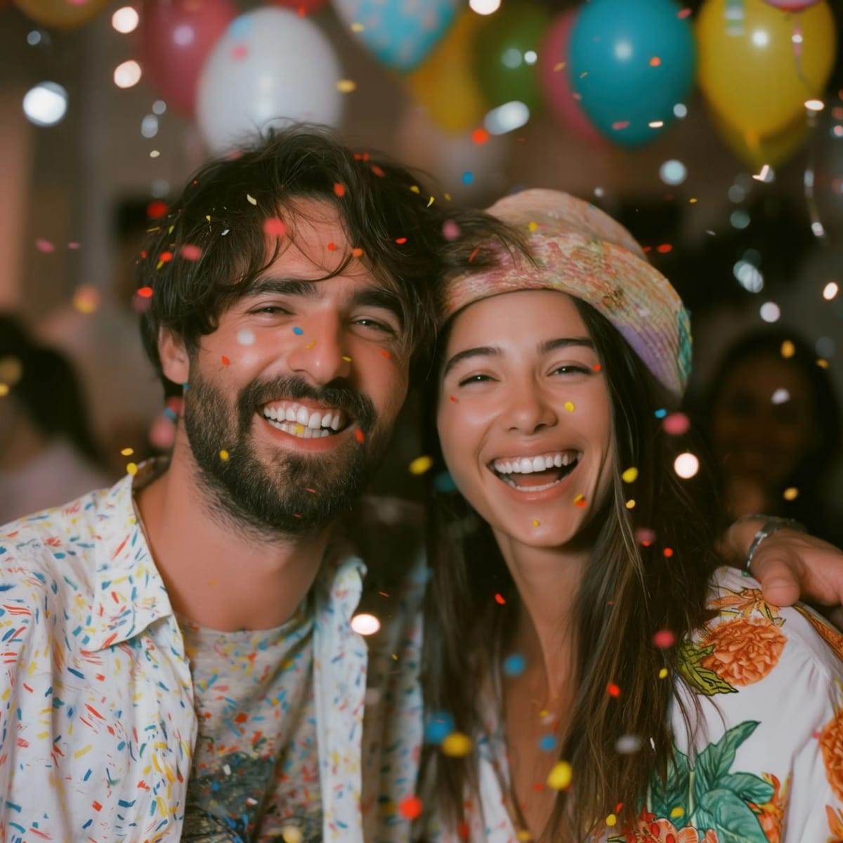 People celebrating 