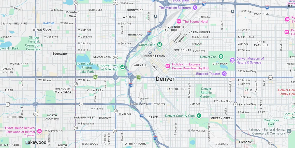 Map view
