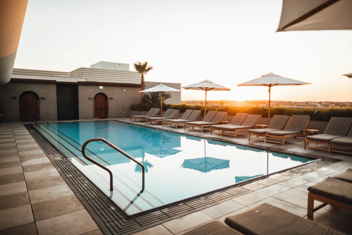 Rooftop Pool Area