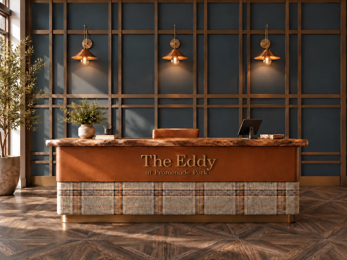 Leasing desk rendering