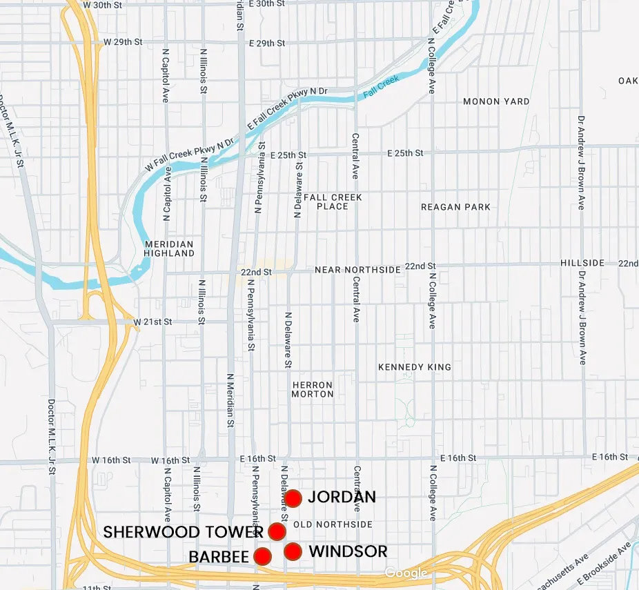 Indy Flats Locations