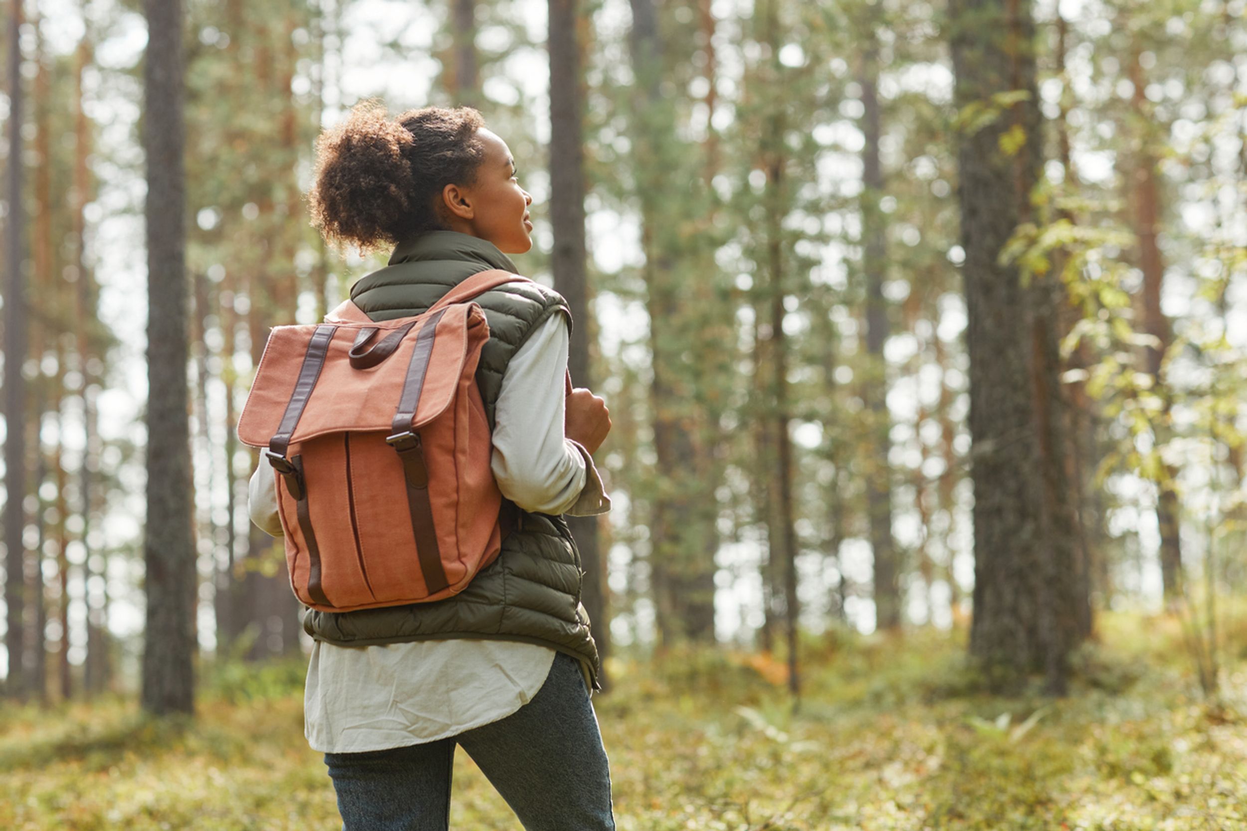 woman in nature